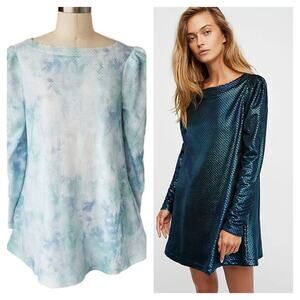 New Free People Diamonds are Forever Mini Dress $128 X-SMALL Petal Combo RARE